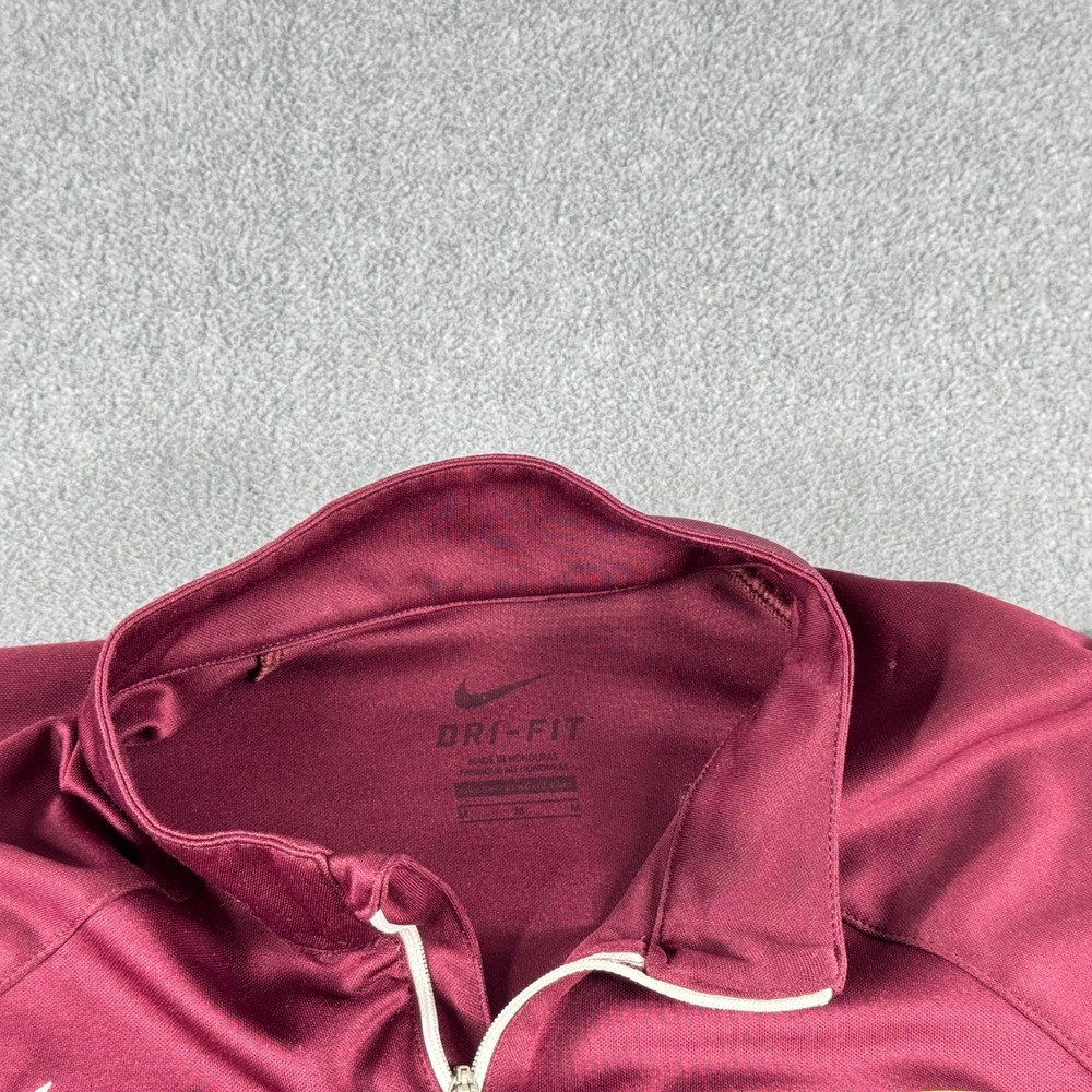 Nike Team Dri-FIT Texas Aggies 1/4 Zip Pullover Mens Medium Maroon