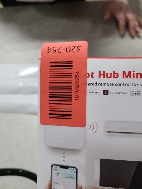 SWITCHBOT Hub Mini Compact Infrared Remote Control For Smart Home W0202203