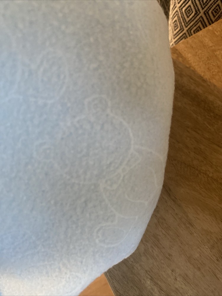 ‘Soft Touch’ Baby Blanket Blue Embossed Teddy Bears