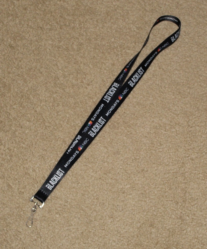 SDCC NBC BLACKLIST LANYARD