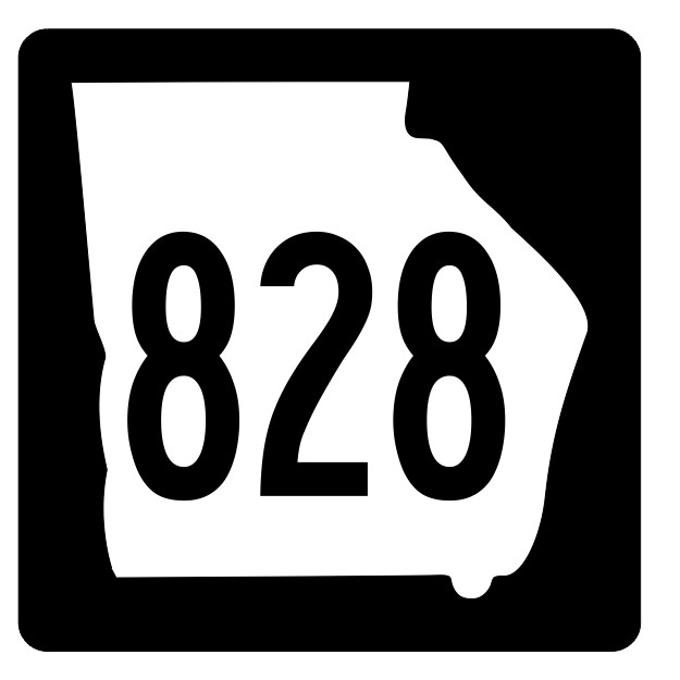 Georgia State Route 828 Sticker Decal