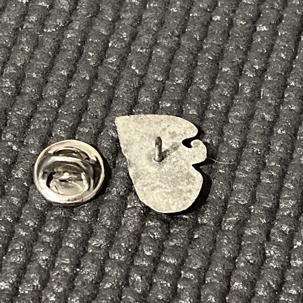 Pewter Eagle People under wing lapel pin 58