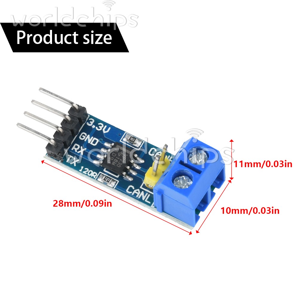 5Pieces SN65HVD230 VP230 Driver Module CAN Transceiver Communication Module