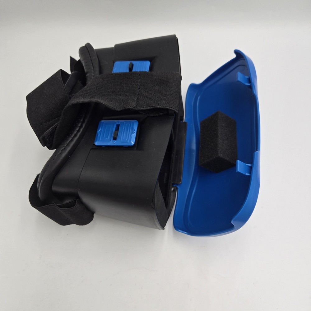 ONN Virtual Reality VR Smartphone Headset for Apple / Android Blue New Open Box