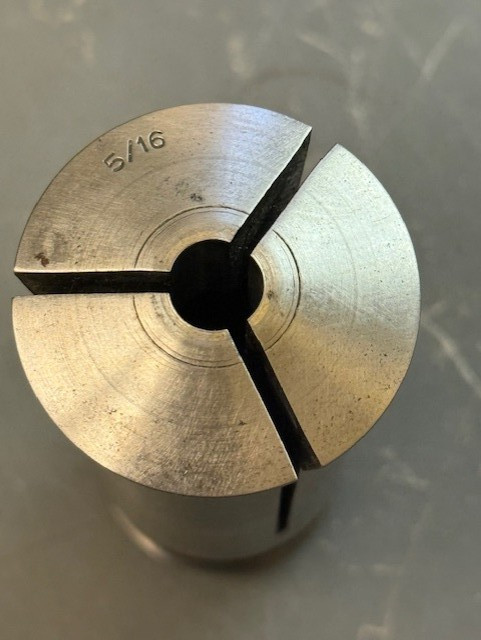 5/16" Round 5C Collet w/Internal Threads