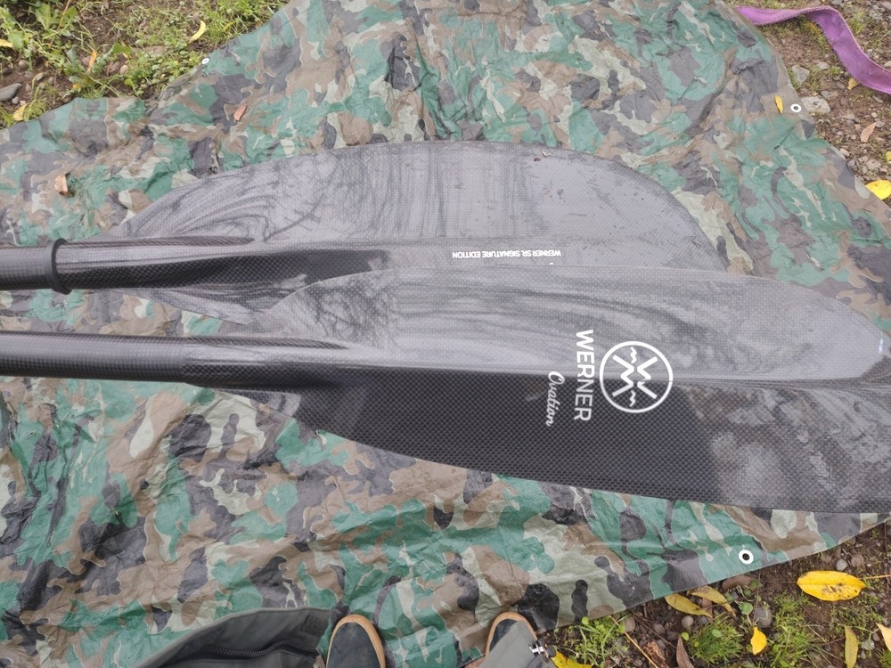 Werner Ovation bent shaft kayak paddle 240 cm