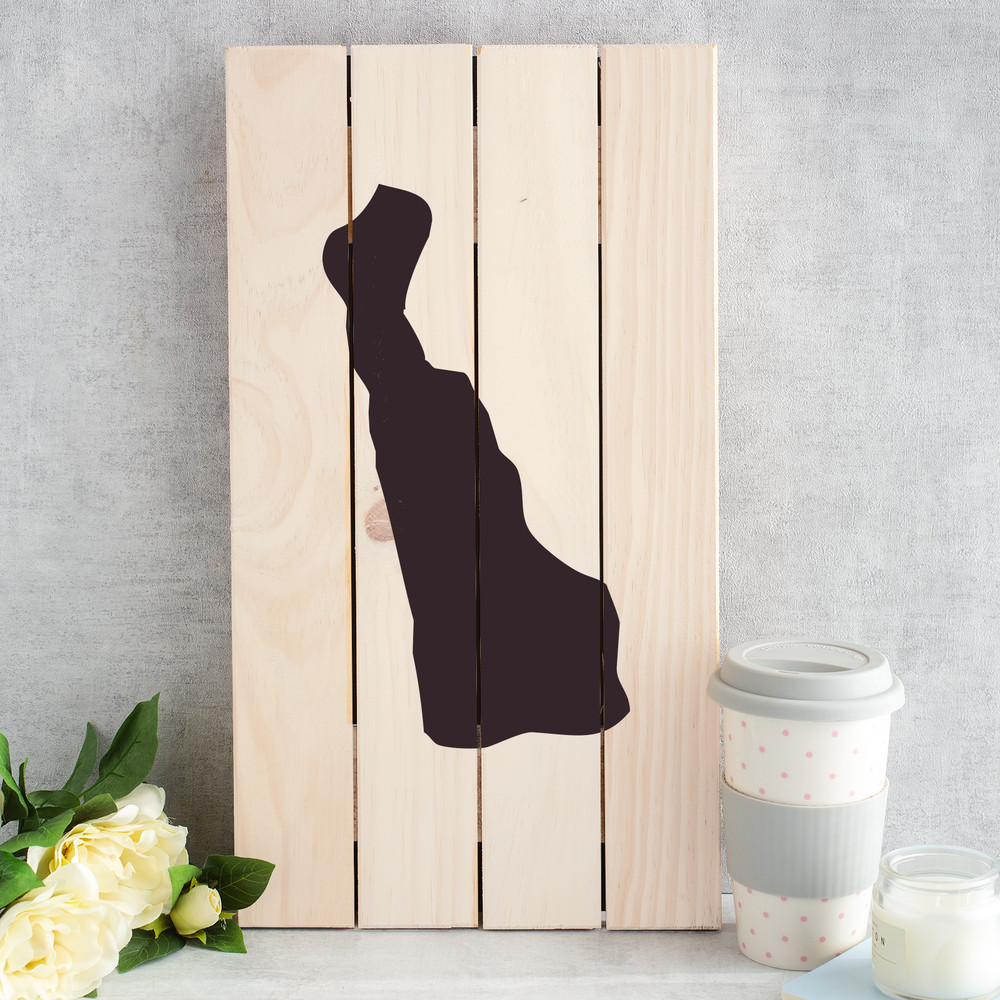 Delaware State Stencil - Durable & Reusable Mylar Stencils