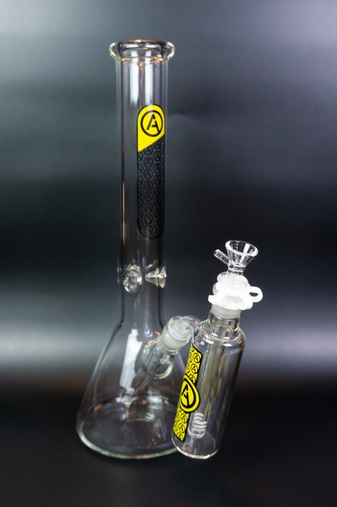 Antidote 18" Bong with Ash Catcher Combo