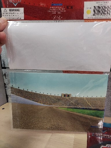 Disney Pixar Cars Stickers and Notebook