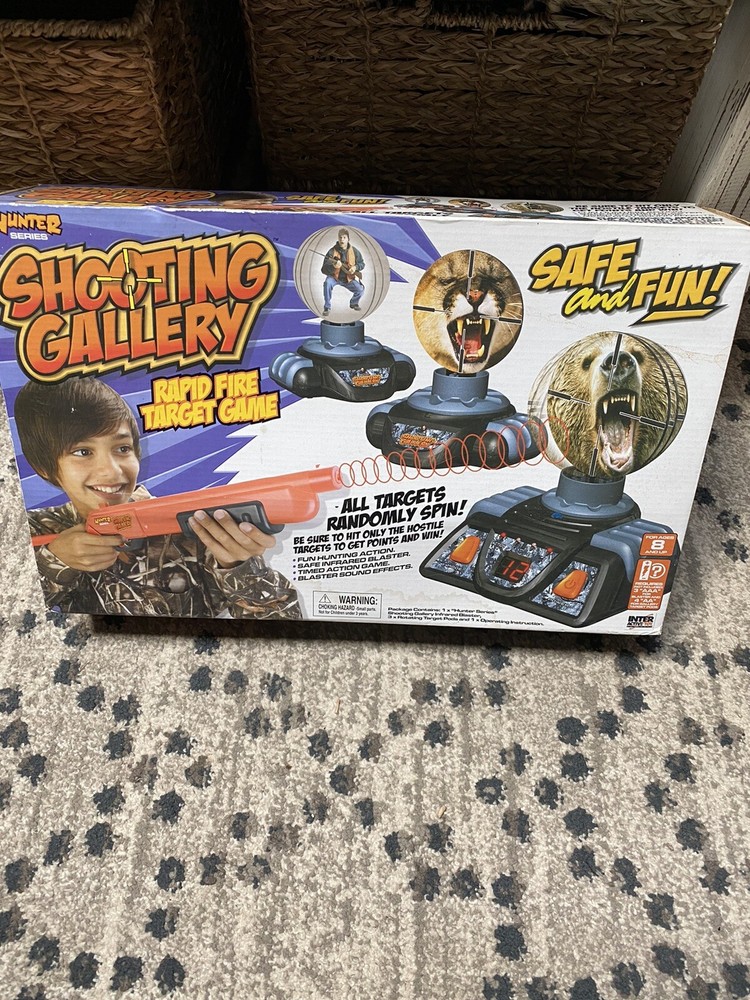 Hunter Series Interactive Toy Shooting Gallery Rapid Fire Target Game New In Box