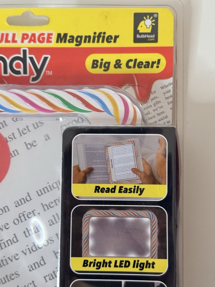 Lighted Magnifier Full Page 3X