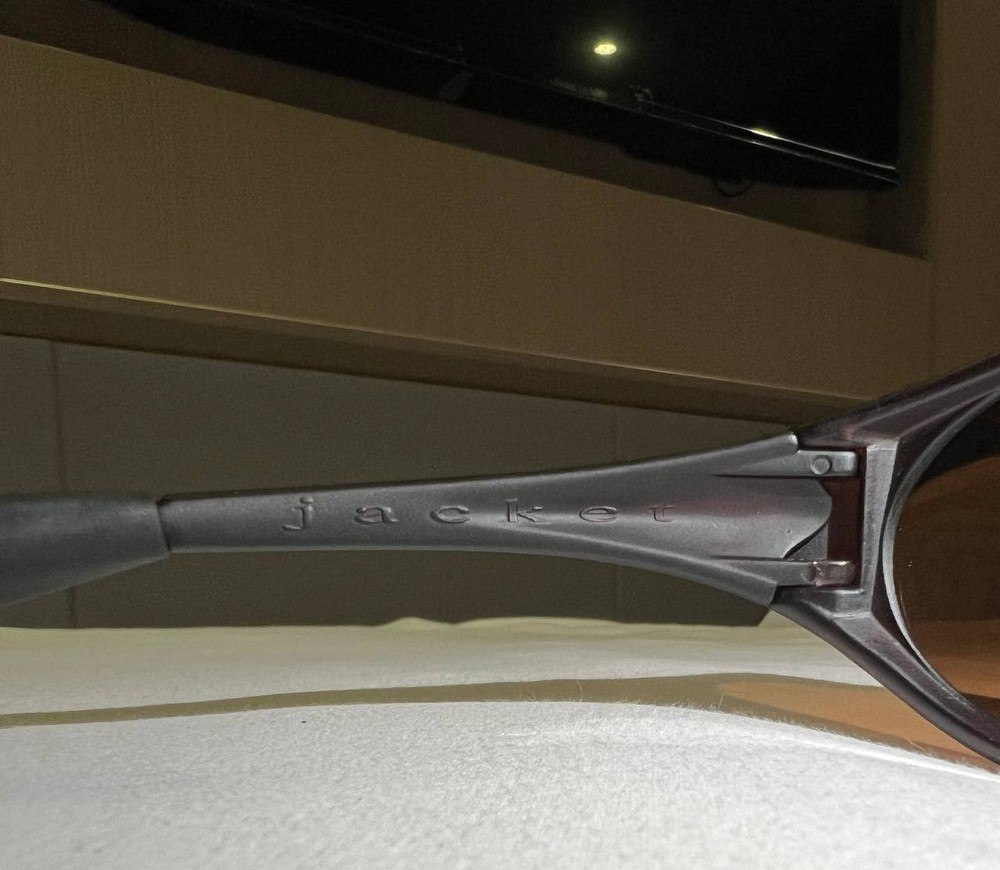 Oakley Eye Jacket Brown Sunglasses