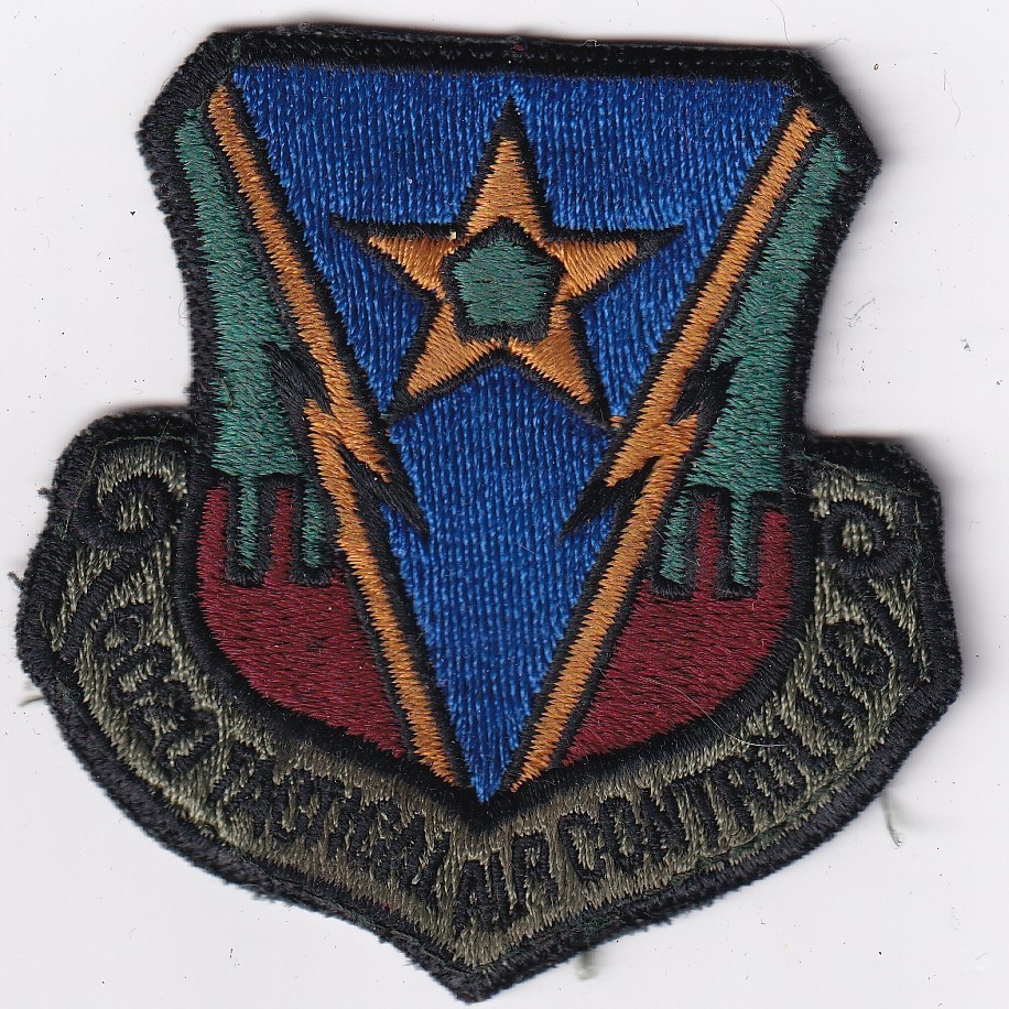 6020th Tactical Air Control Wing patch muted US Air Force old cut edge USAF