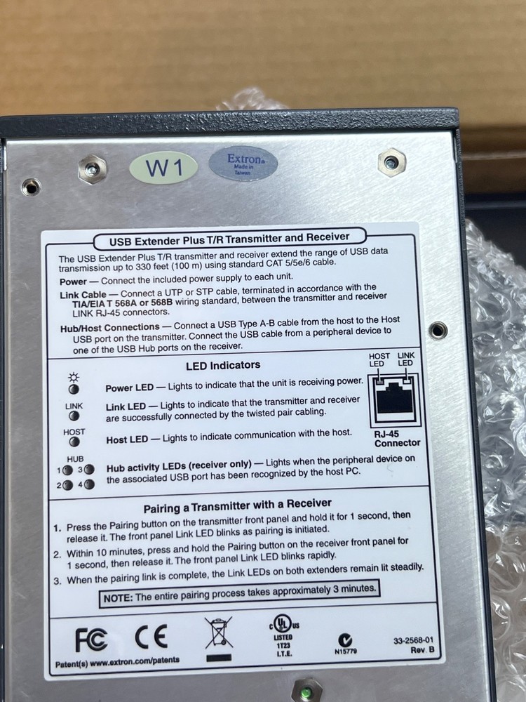 Extron USB Extender Plus R 60-1471-13