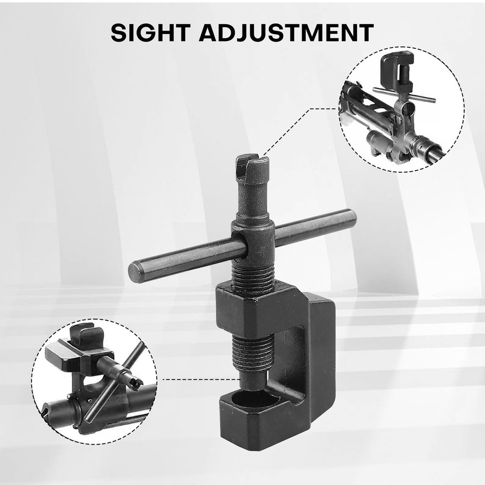 Front Sight Adjustment Tool – Mechanical Elevation & Windage Adjuster, Black