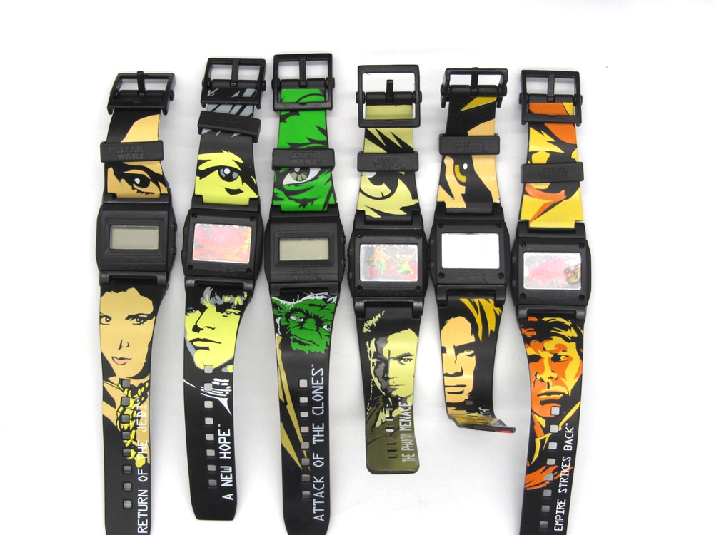 Star Wars Burger King 6 Watch Set