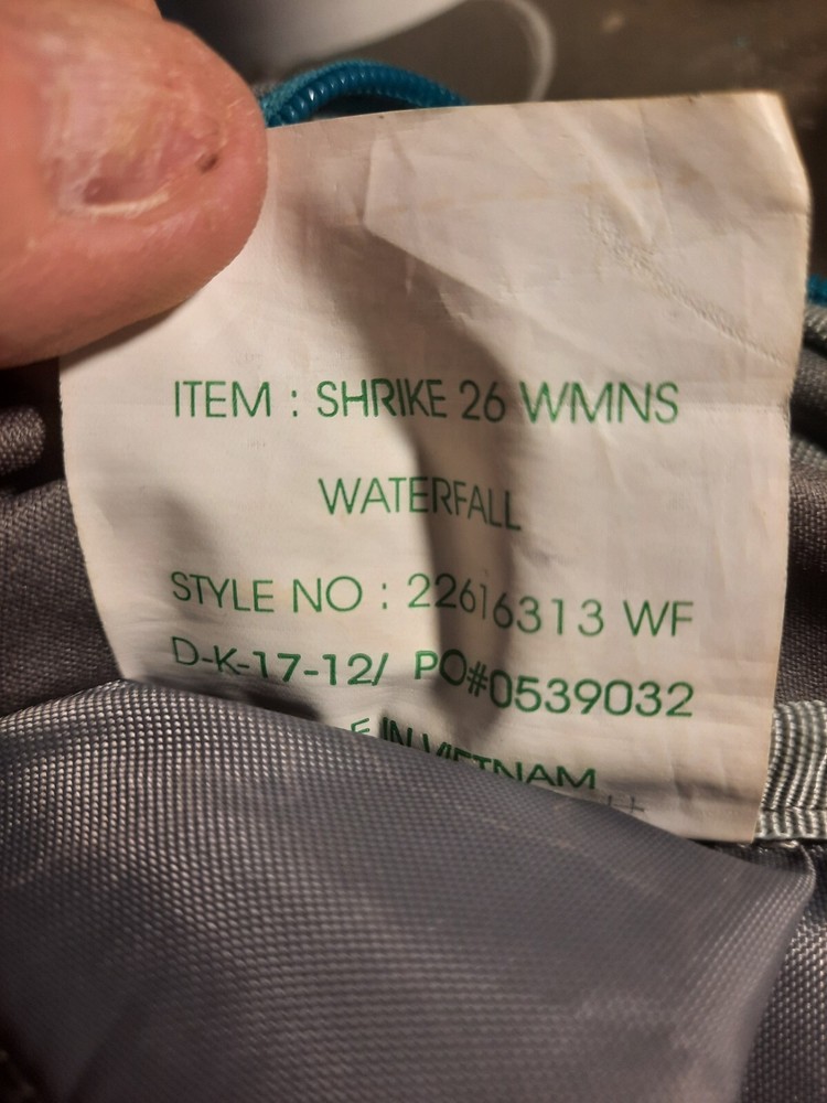 KELTY Womens Shrike 26l Waterfall Backpack.