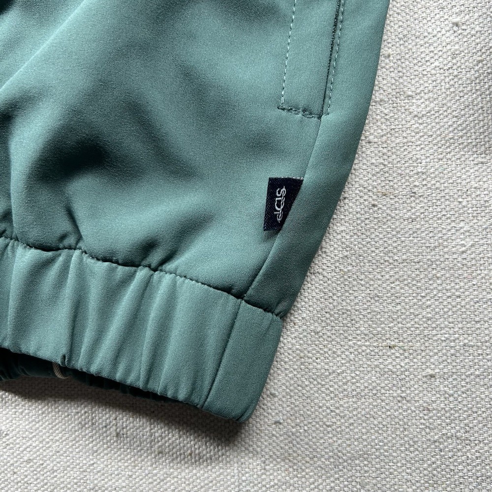 Straight Down Performance Jacket Mens XL Golf Pullover 1/4 Zip Sage Wind Rain