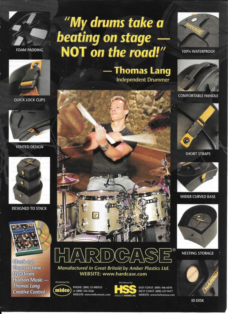 HARDCASE HSS - THOMAS LANG - 2004 Print Advertisement