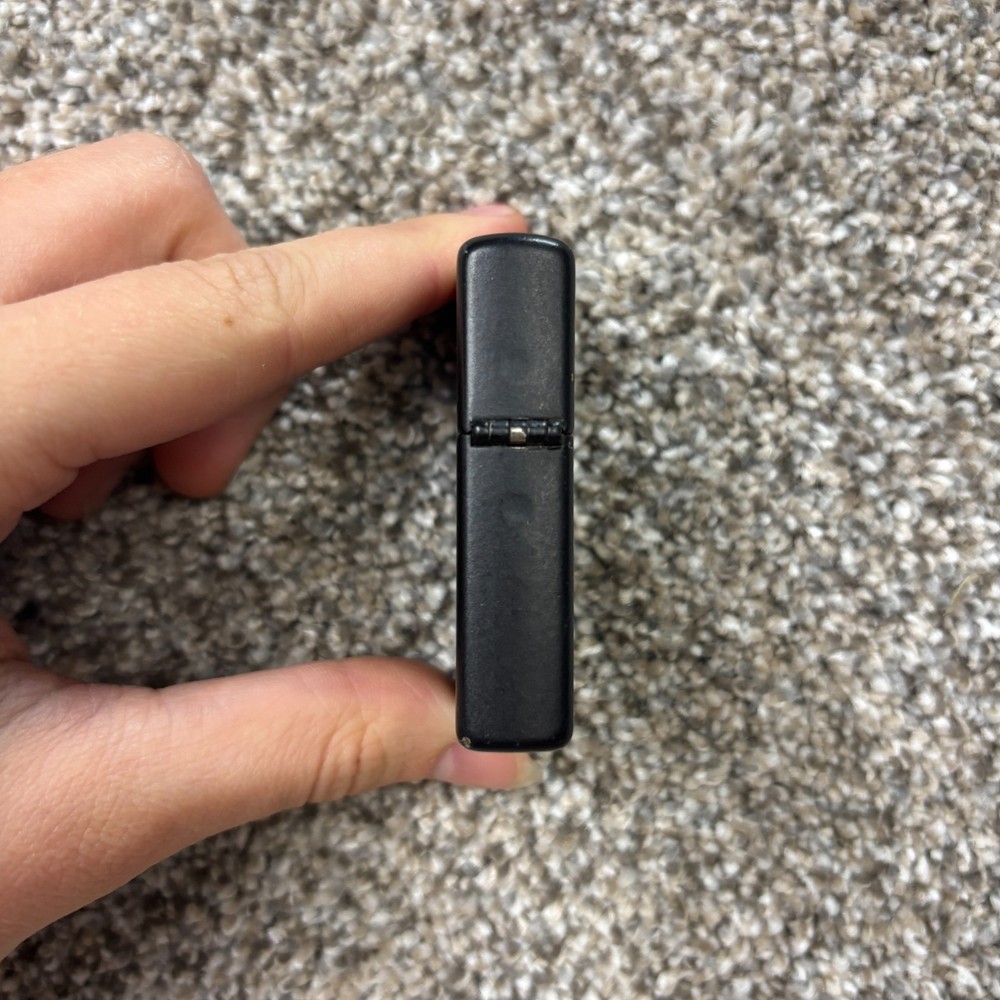 1996 Engraved Zippo Lighter Black and Gold Initials JGB