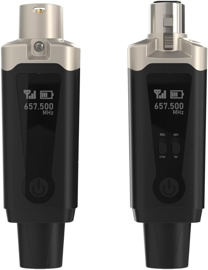 AirSync - Multifunctional UHF Wireless XLR Transmitter and Receiver, Wireless...