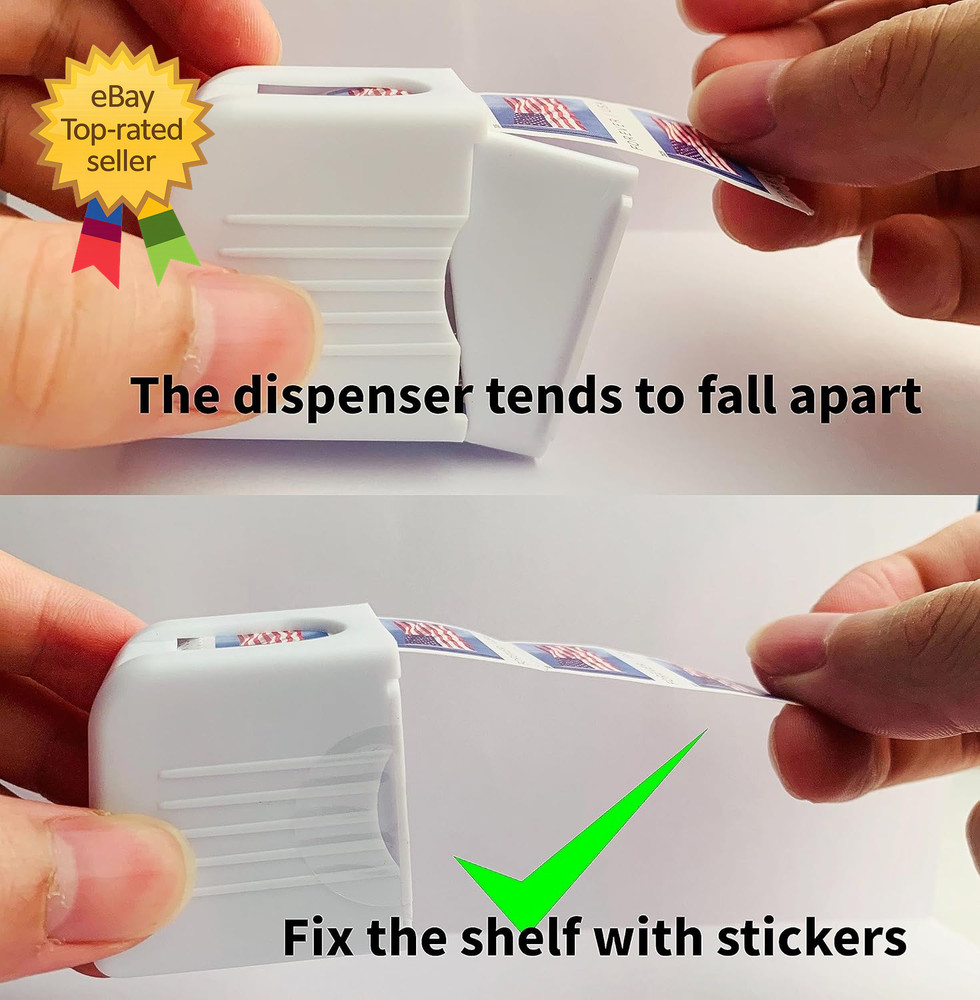 Stamp Roll Dispenser Postage Stamp Holder Organizer Roll Dispenser Tool