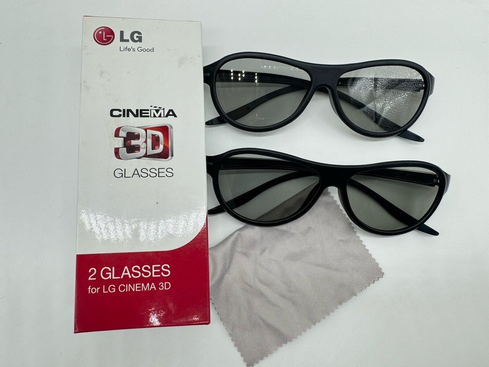 (2) LG CINEMA 3D GLASSES Unique