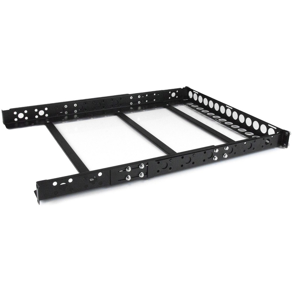 StarTech UNIRAILS1U 19in Adjustable Depth Rack Rails Black