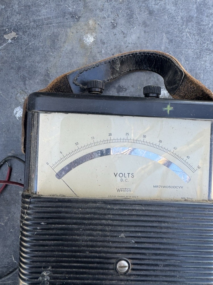 Weston Model 901 DC Voltmeter 0-150 Untested