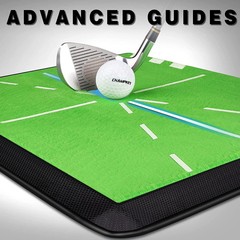 8" X 17" Premium Impact Golf Mat Upgraded Version | Path Feedback Golf Practi...