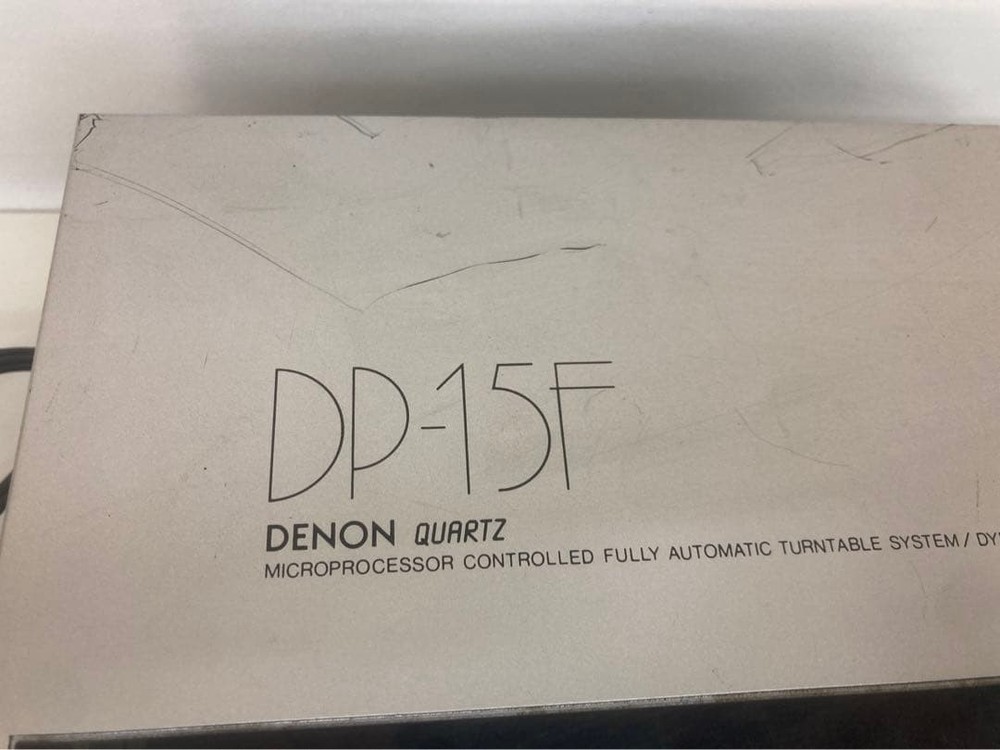 DENON DP-15F FULLY AUTOMATIC TURNTABLE SYSTEM Record Player DIRECT DRIVE AC100V