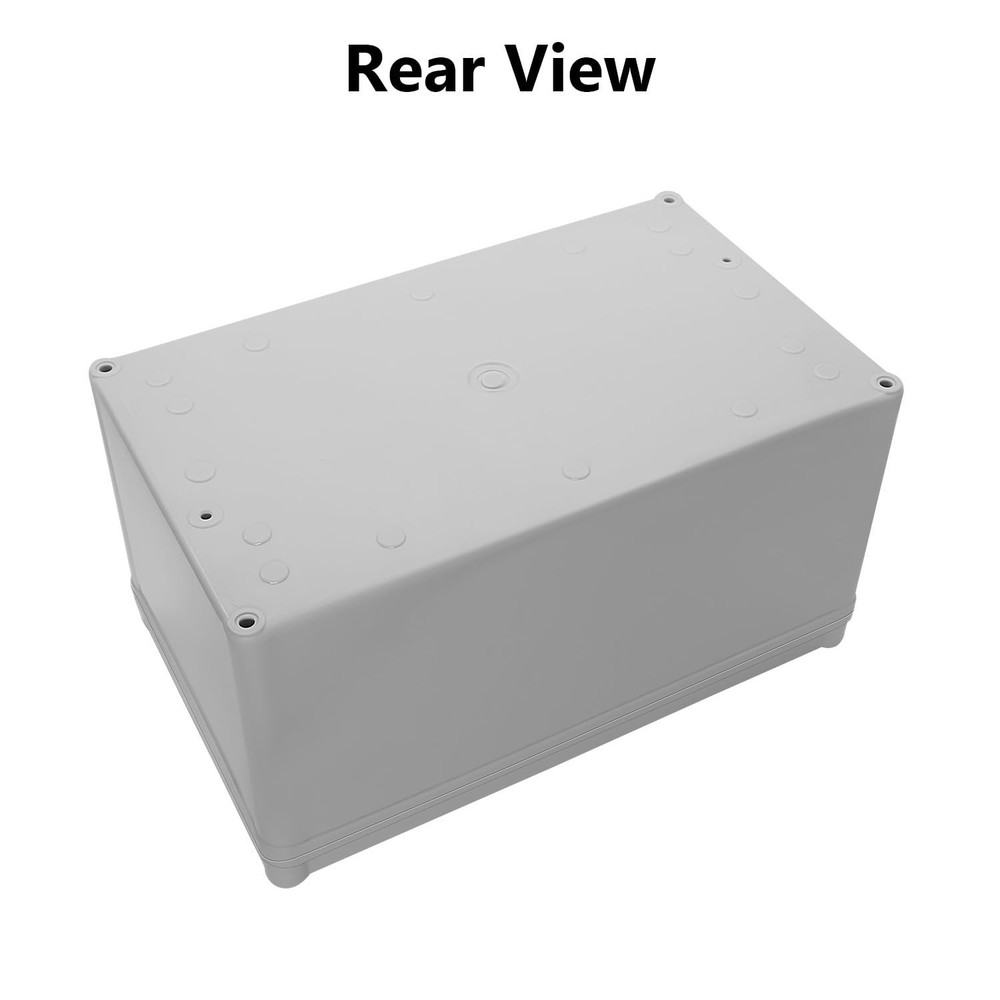 Compact Gray ABS Plastic Junction Box with Rating - Ideal for DIY Projects