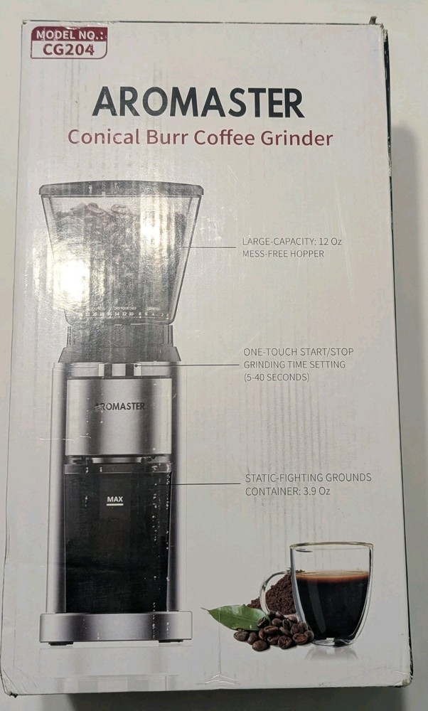 Aromaster Conical Burr Coffee Grinder - CG204