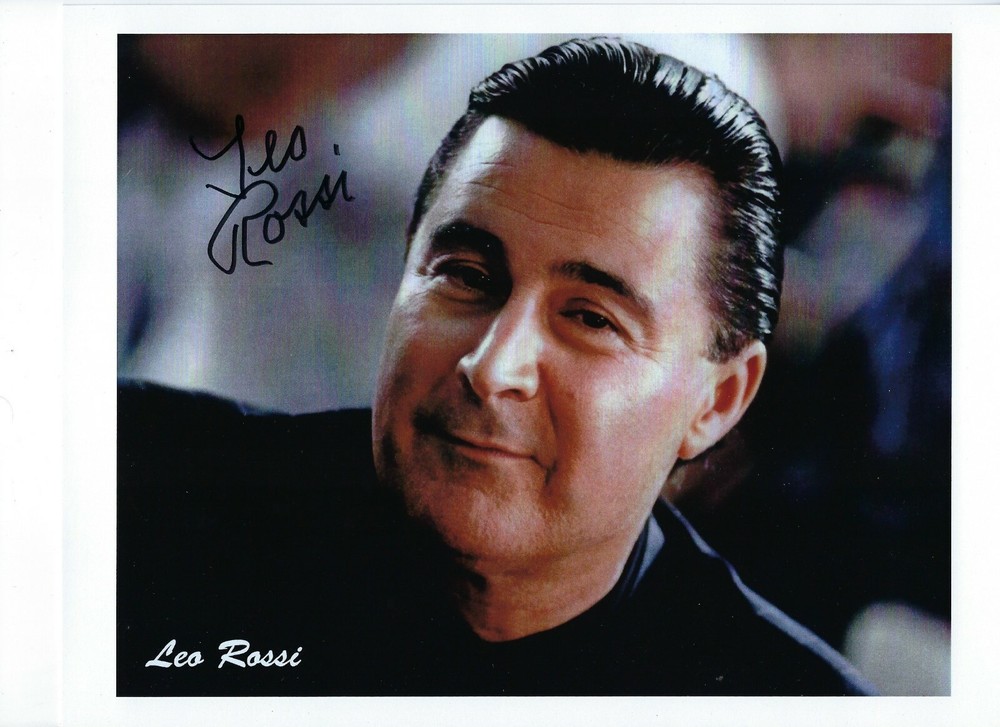 Leo Rossi signed photo
