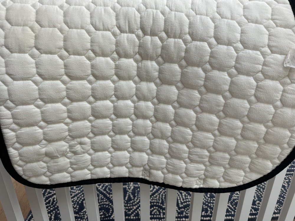 Equiline Saddlepad Jumping , Custom White/Black/Black