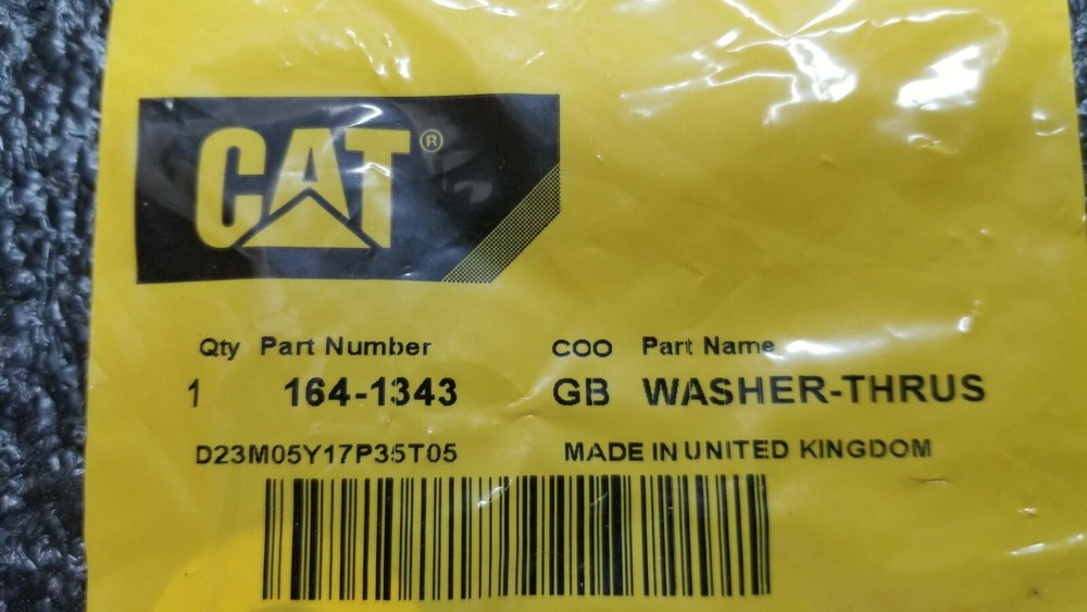 Genuine CAT Caterpillar 164-1343 NOS Thrust Washer
