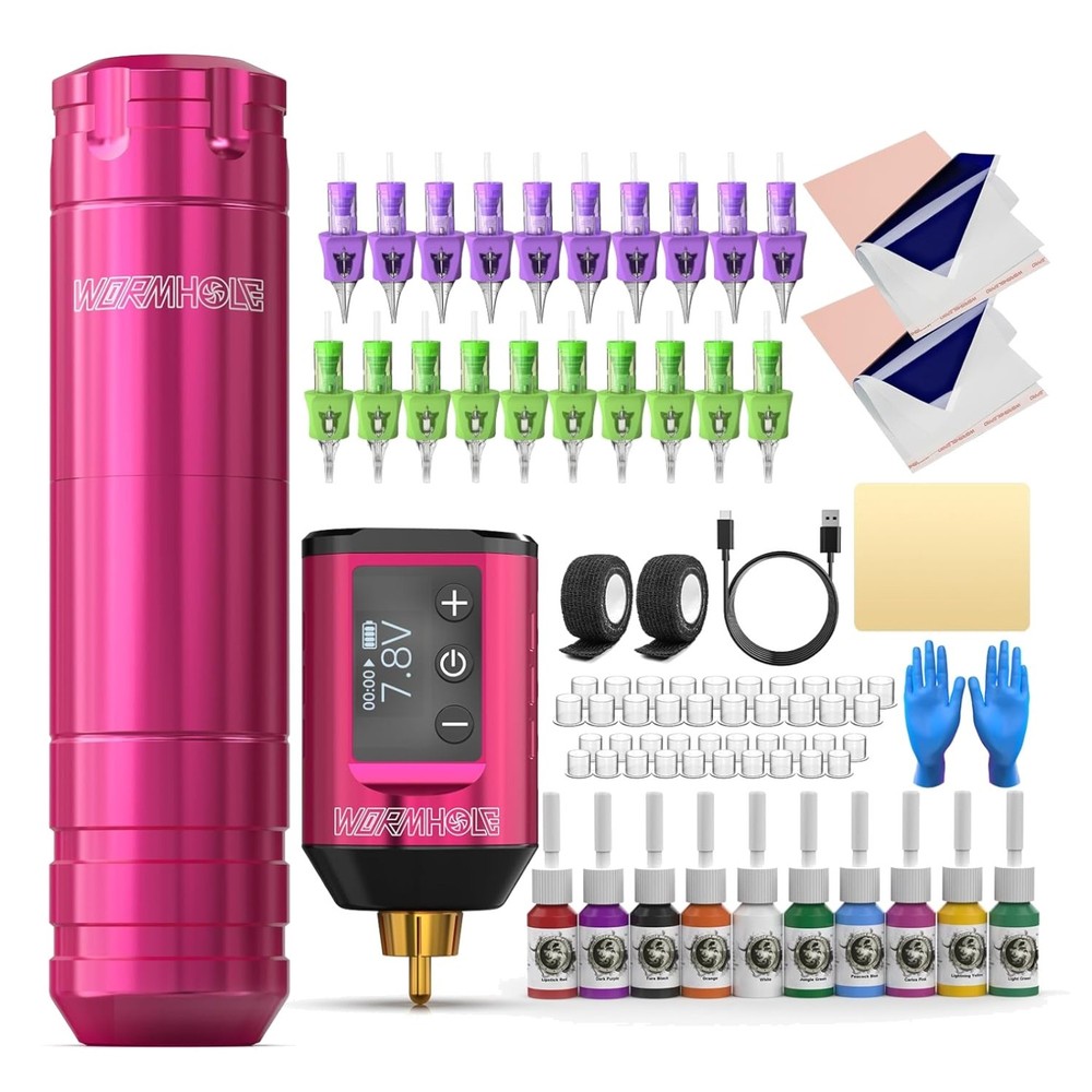 Complete Tattoo Practice Kit - Battery Included