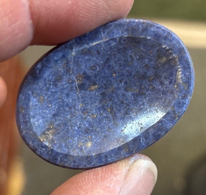 Dumortierite Worry Stone