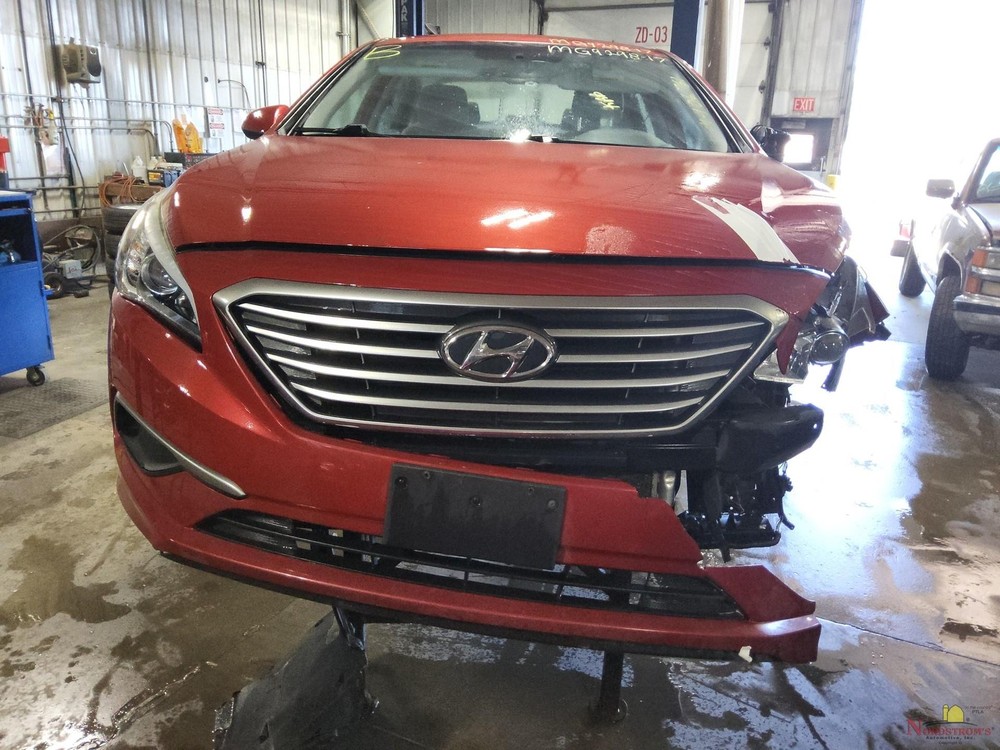 2017 Hyundai Sonata Driver Front Headrest Only Gray Cloth