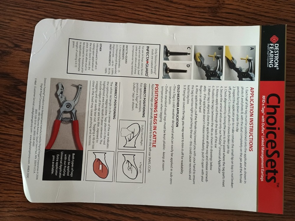 Destron Fearing RFID Ear Tags