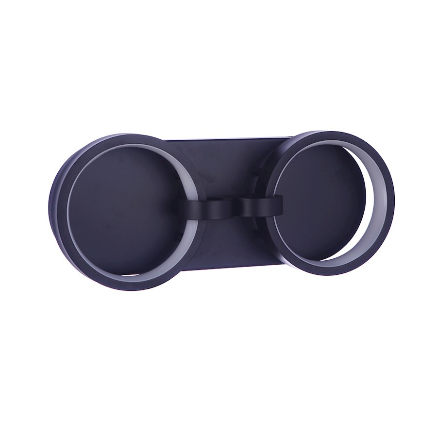 Craftmade Context 2 Light LED Vanity, Flat Black - 59302-FB-LED