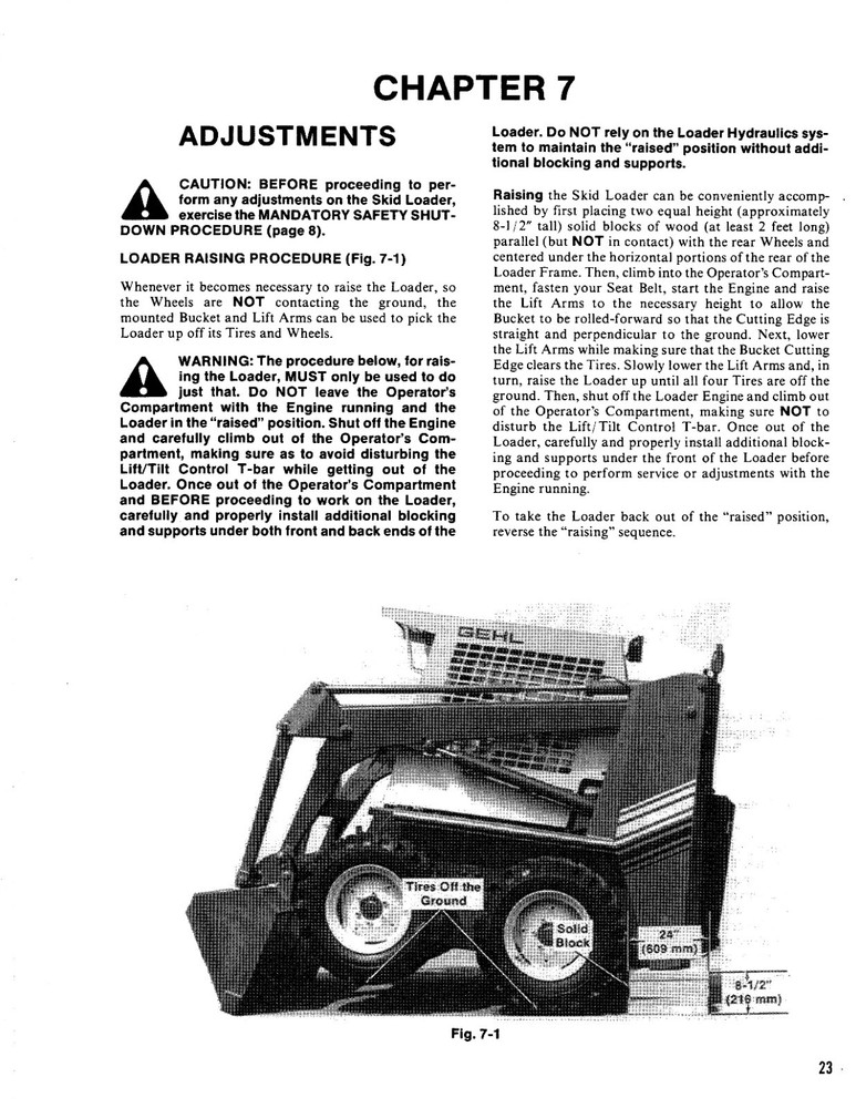 Skid Loader Operators Instruction Manual Gehl 4510 4610