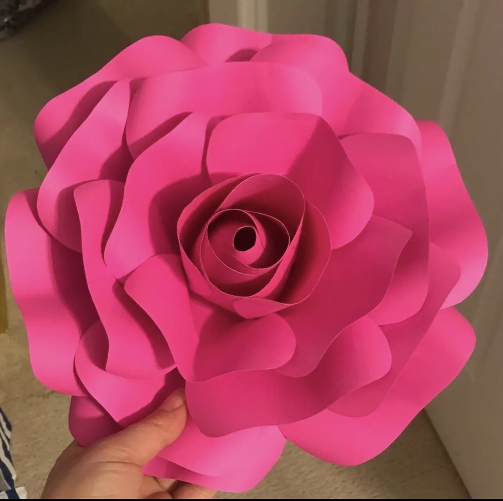Nursery Backdrop Handmade Paper Roses. Wall Decor. Party Decor.