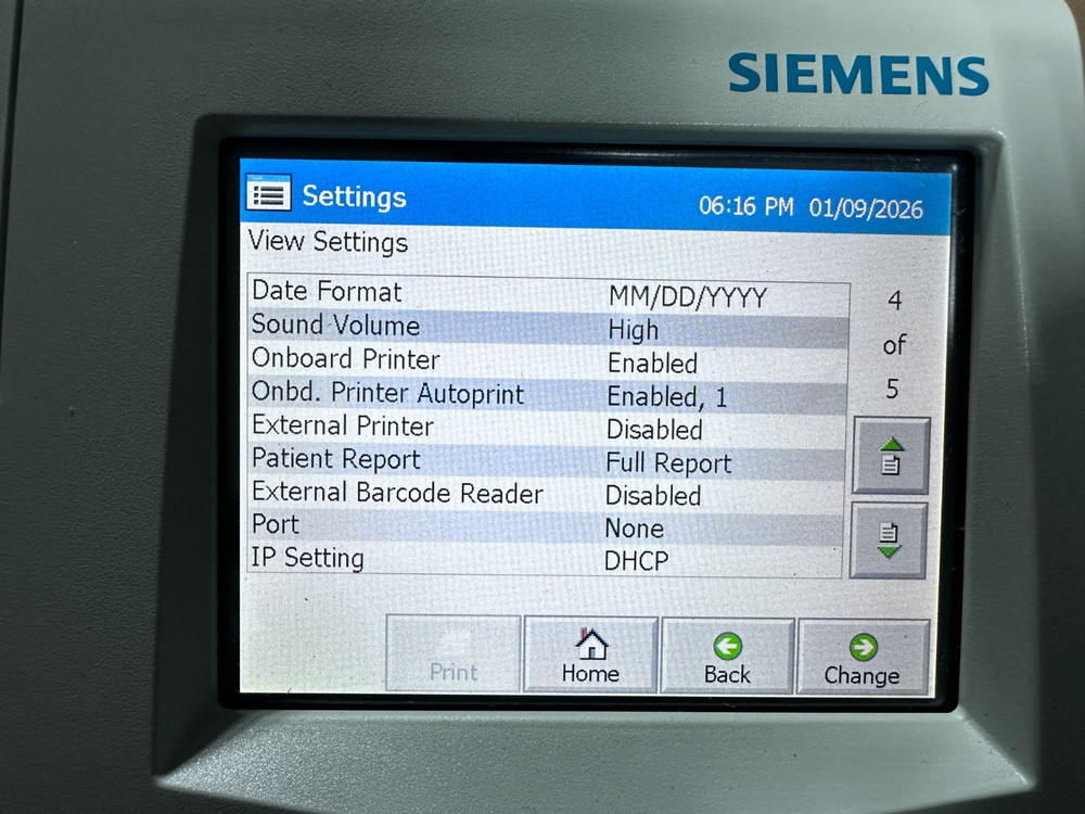 Siemens DCA Vantage Analyzer | HbA1c Testing | Tested & Powers On