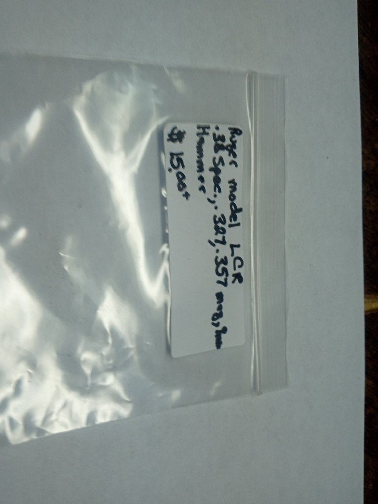 Ruger LCR .38 Spec. , .327, .357 Hammer