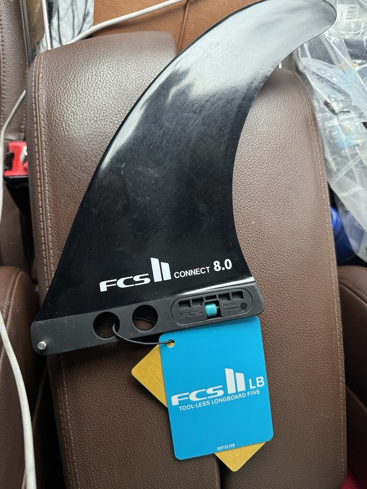 FCS II Connect GF Longboard Fin Black