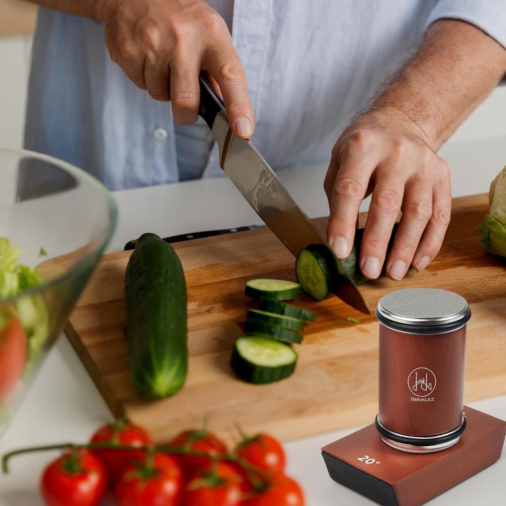 Knife Sharpener Kitchen Sharpener Diamond Ceramic Discs Magnetic Angles