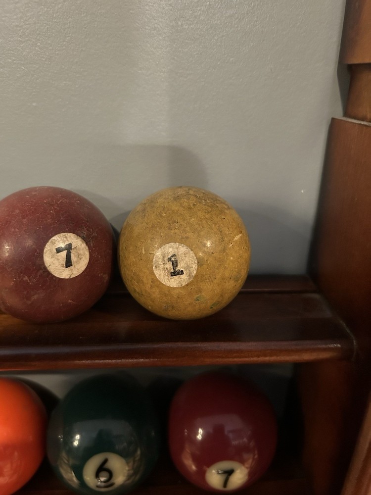 pool balls vintage