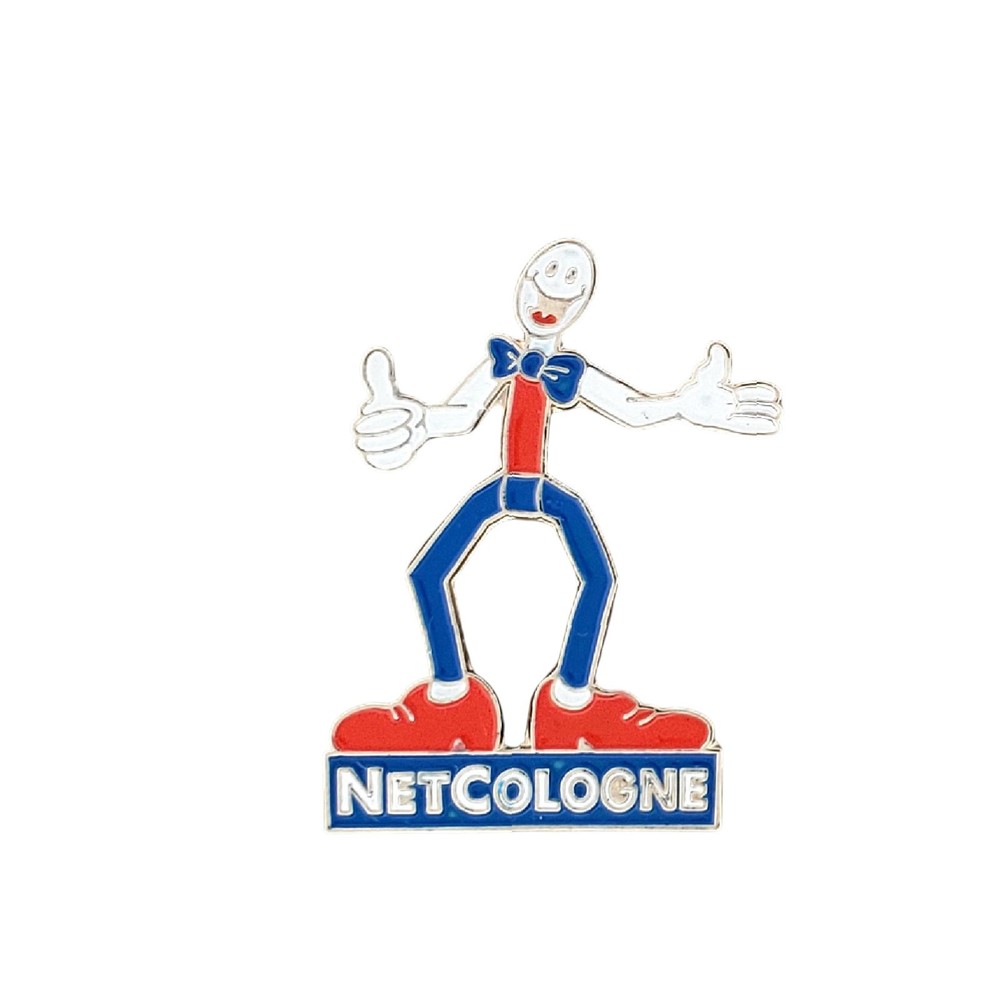 NetCologne Mascot Lapel Pin Telecom Internet Promo Germany