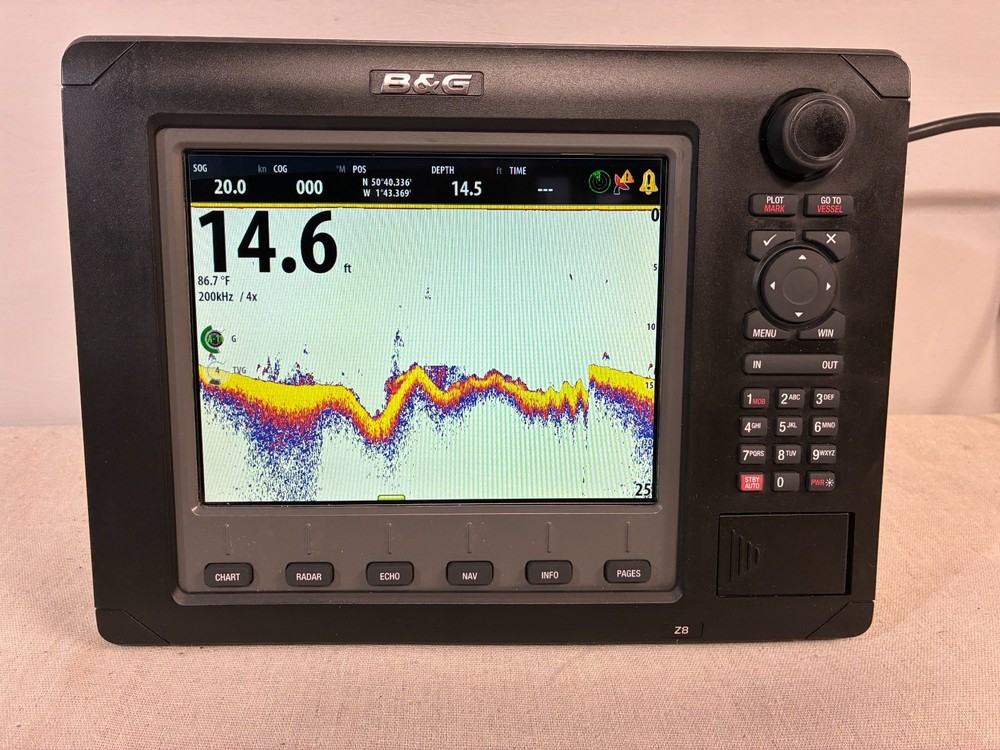 B&G Z8 8" Multi Function Display Navico Simrad Tested/Warranty!